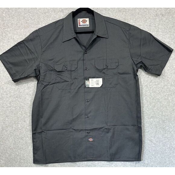 Dickies Other - Dickies Men's 1574 Short Sleeve Work Shirt - XL Charcoal - NWT